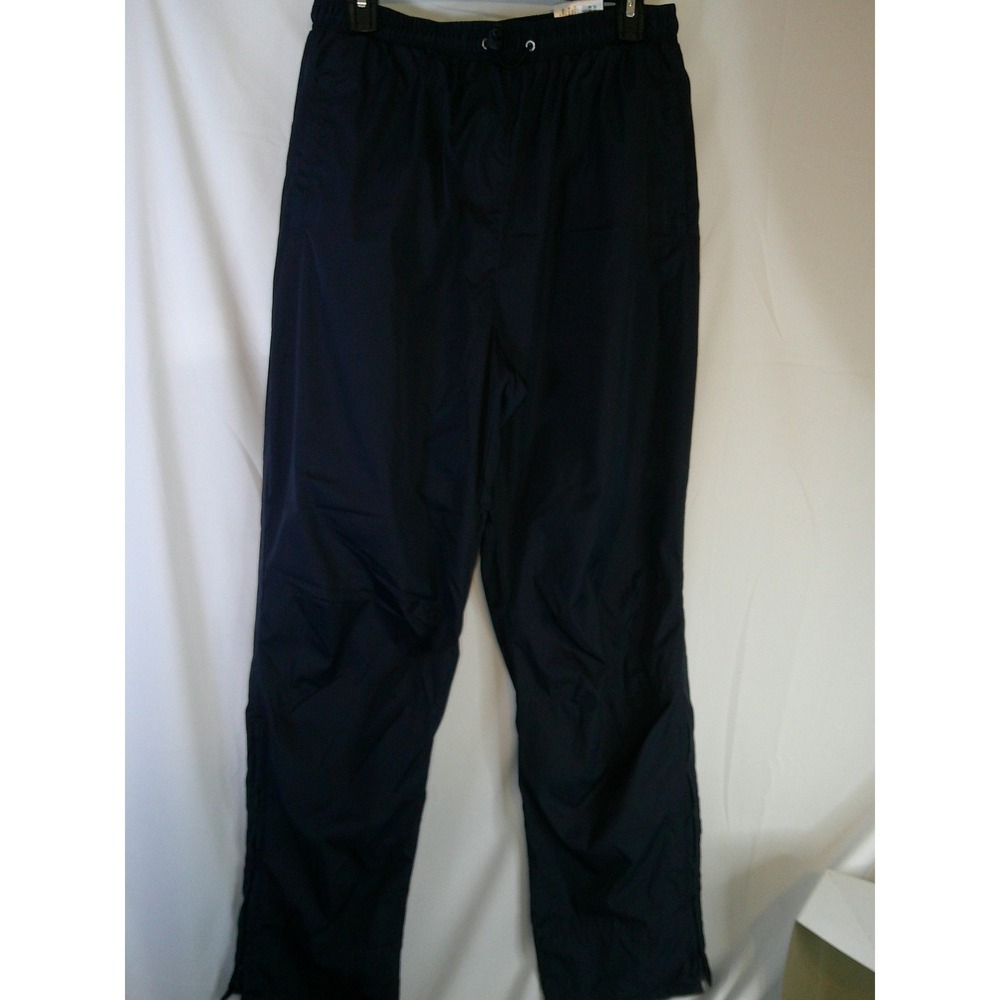Ashworth‎ Weather Systems Mens Navy Blue Water Resistant Wind Golf Pants Large